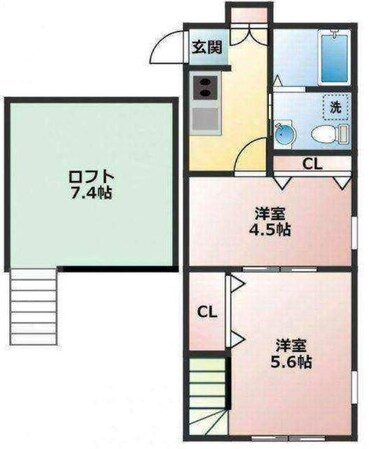 BEAMS弘明寺～ビームスグミョウジ～の物件間取画像